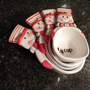 Tien hsing nestled snowmen measuring cup set